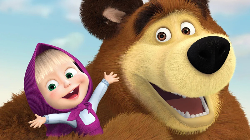 Мультсериал «Маша и Медведь» вошел в топ-5 любимых детских шоу мира - Фото
