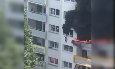 Соседи поймали выпрыгнувших из окна детей во время пожара в Гренобле - Фото