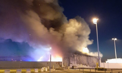 В аэропорту бельгийского города Льеж произошел пожар - Фото