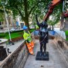 В Бристоле была демонтирована скульптура Black lives matter - Фото