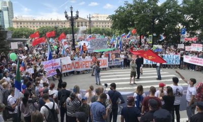 Жители Хабаровска снова вышли на митинг в поддержку Фургала - Фото