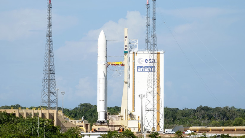 Перенесенный запуск с Куру ракеты Ariane 5 назначен на 14 августа - Фото