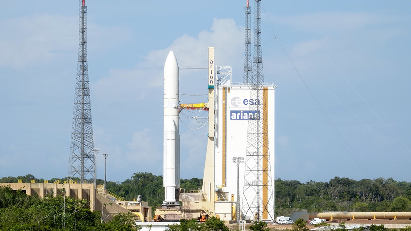 На космодроме Куру вновь отменили запуск ракеты Ariane 5 - Фото