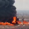 В городе Аджман в ОАЭ сгорел рынок - Фото