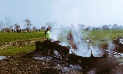 Самолет ВВС Пакистана разбился в провинции Пенджаб - Фото