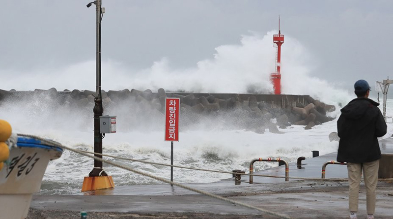 Один человек погиб из-за тайфуна «Майсак» в Южной Корее - Фото