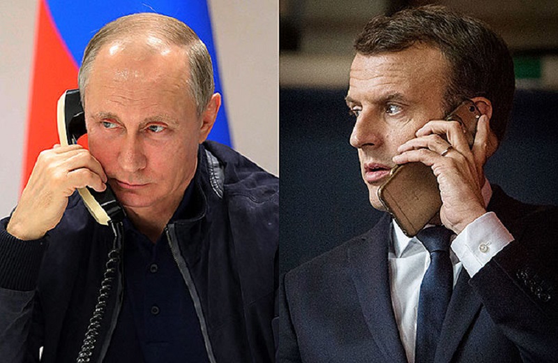 Путин и Макрон обсудили по телефону ситуацию в Беларуси - Фото