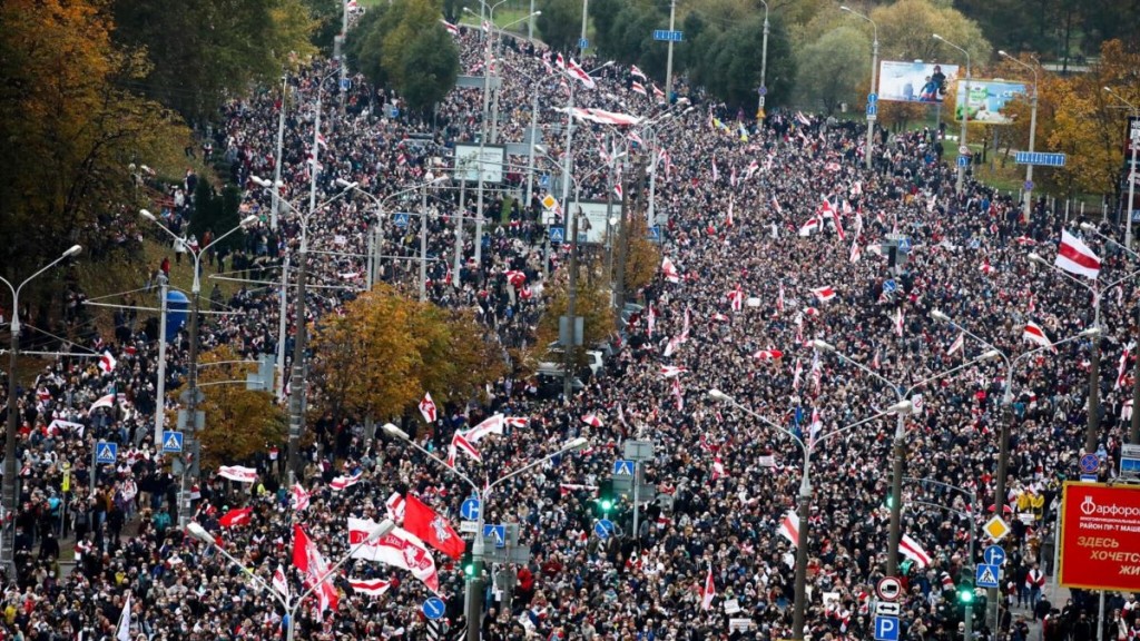 МВД Беларуси сообщило о 523 задержанных на протестах 25 октября - Фото
