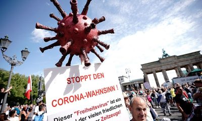В Германии проходят 2-й день подряд митинги против ограничений из-за COVID-19 - Фото