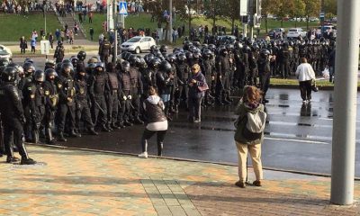 Несколько десятков человек были задержаны на акции протеста в Минске - Фото