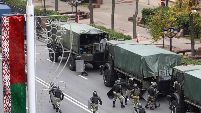 Милиция Минска подтвердила применение спецсредств против протестующих - Фото