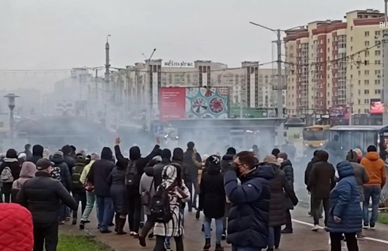МВД Беларуси подтвердило применение спецсредств против митингующих 22 ноября - Фото