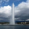 Женевский фонтан Jet d'Eau отключили из-за пандемии - Фото