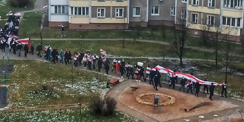 На акции протеста в Минске задержали двух российских журналисток - Фото