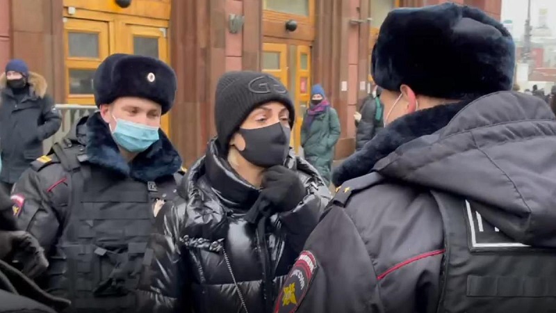 В Москве задержана супруга Алексея Навального - Фото