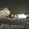 В Норильске на горнолыжный комплекс сошла лавина, засыпав снегом несколько домиков с людьми - Фото