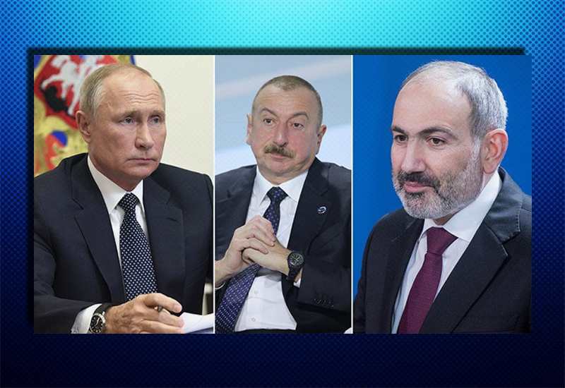 В Москве проходят трехсторонние переговоры Путина, Пашиняна и Алиева - Фото