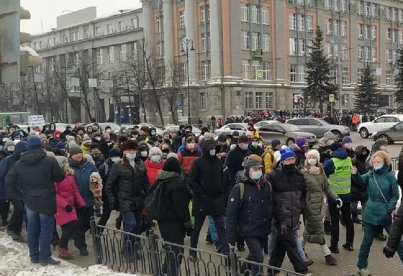 В Москве 31 января на акции протеста задержали более 60 человек - Фото