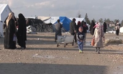 В результате пожара в лагере беженцев в Сирии погибли четыре человека - Фото