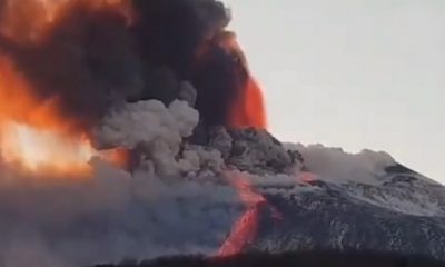 На Сицилии началось новое извержение вулкана Этна - Фото