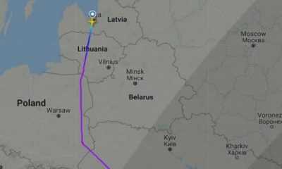Латвийская авиакомпания AirBaltic отказалась от полетов над Беларусью - Фото прекращают полеты над Беларусью