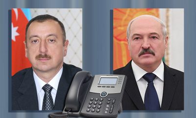 Президент Беларуси Лукашенко провел телефонные переговоры с президентом Азербайджана Алиевым - Фото