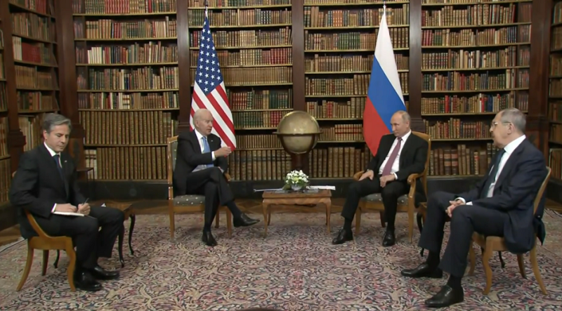 Лавров: Путин и Байден обсуждали Беларусь в контексте концептуальной дискуссии - Фото