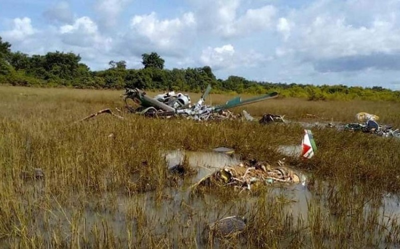 Пять человек погибли при крушении Ми-24 в Кот-д’Ивуаре - Фото